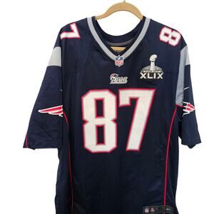 NIke "87" Rob Gronkowski, Super Bowl XLIX, Size XL